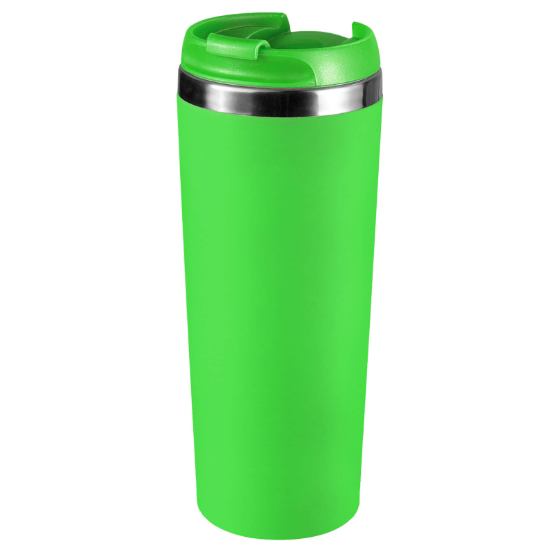 Термокружка KOMO SOFT COLOR 420мл. Салатовая с салатовой крышкой 6060.15