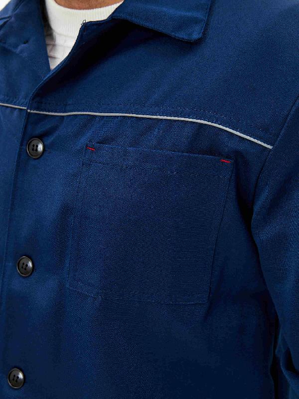 Халат мужской "Валент" т-синий