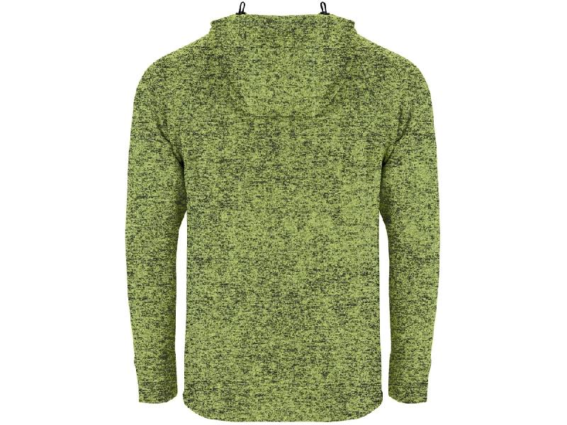 Толстовка на молнии Everest, меланжевый салатовый