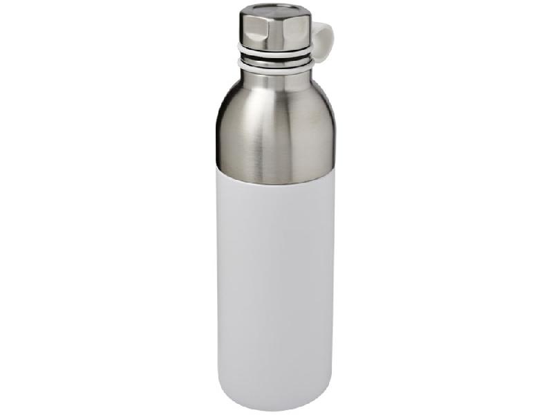 Медная спортивная бутылка с вакуумной изоляцией Koln объемом 590 мл, белый