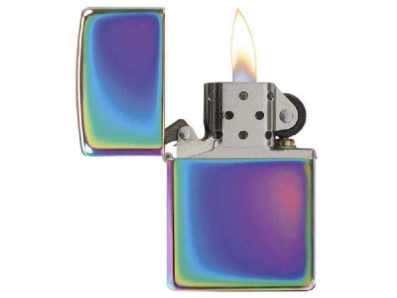 Зажигалка ZIPPO Classic с покрытием Spectrum™, латунь/сталь, разноцветная, глянцевая, 38x13x57 мм