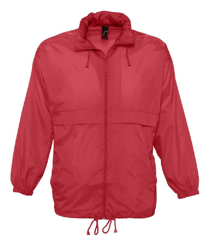 Ветровка из нейлона Surf 210, красная