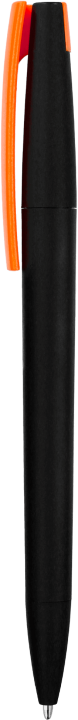 Ручка ZETA SOFT MIX Черная с оранжевым 1024.08.05