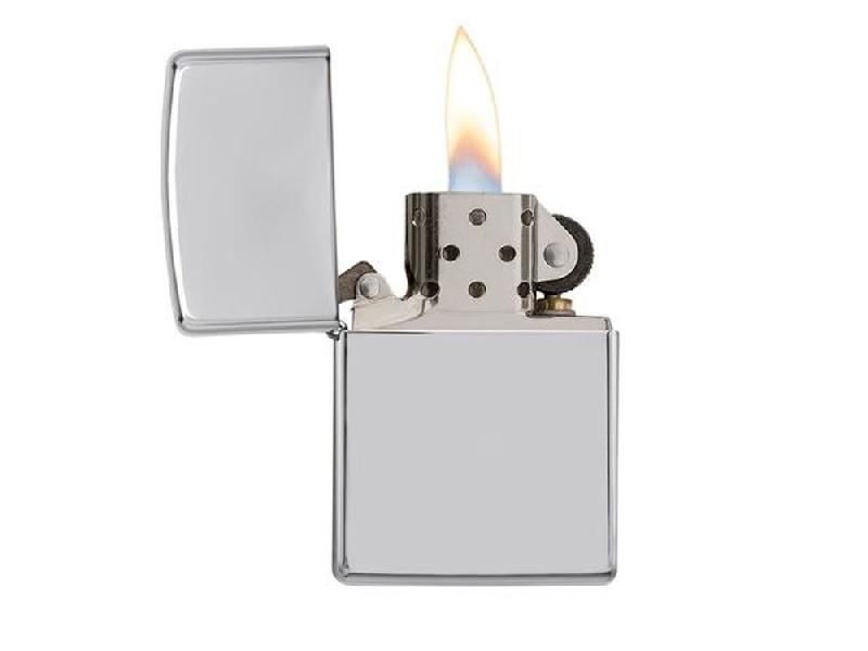 Зажигалка ZIPPO Armor™ c покрытием High Polish Chrome, латунь/сталь, серебристая, 38x13x57 мм