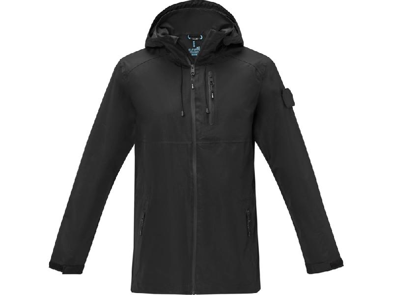 Легкая куртка унисекс Kai, изготовленная из переработанных материалов по стандарту GRS, черный