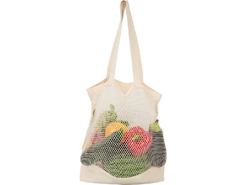 Эко-сумка Maine из сетчатого хлопка, natural