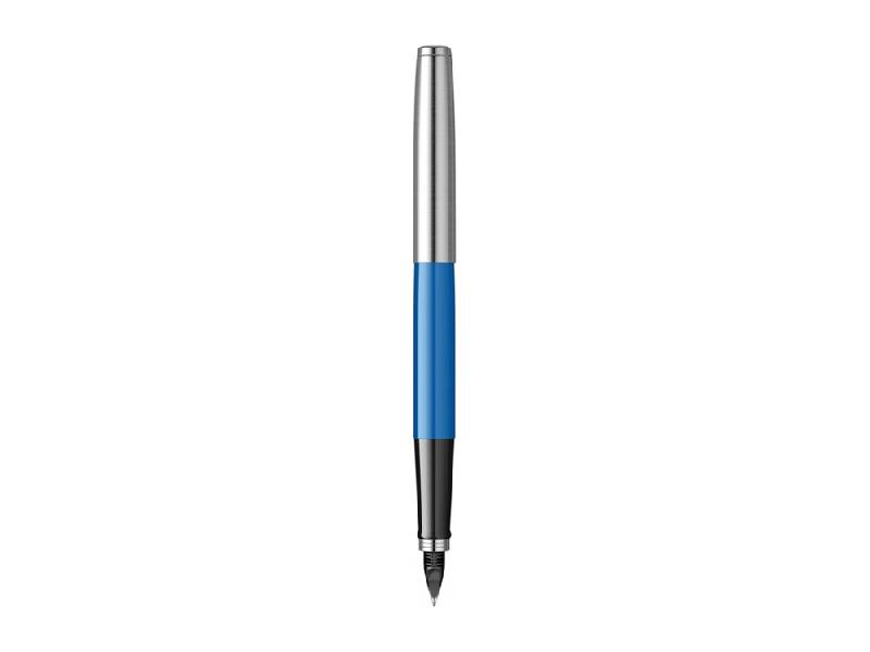 Ручка перьевая Parker Jotter Originals Blue Chrom CT, перо: F, цвет чернил: blue, в подарочной упаковке