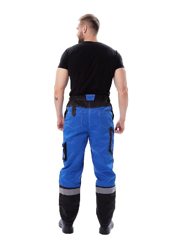 Костюм мужской "Волгарь" летний с брюками василек/черный