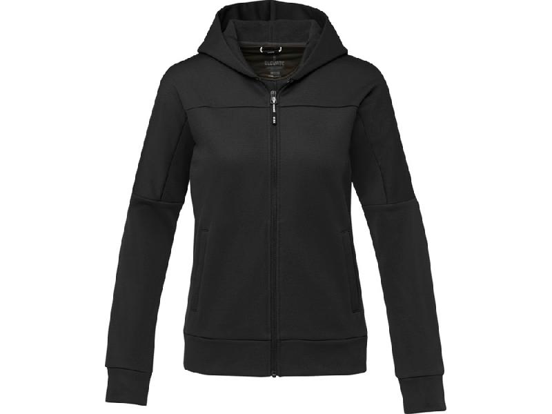 Женская спортивная трикотажная куртка Nubia на молнии, черный