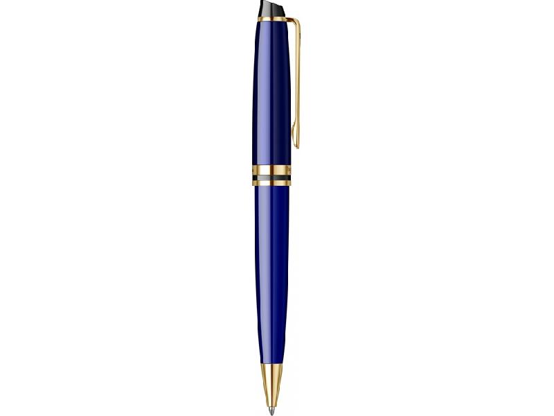 Шариковая ручка Waterman Expert Blue Lacquer GT, цвет чернил: синий М