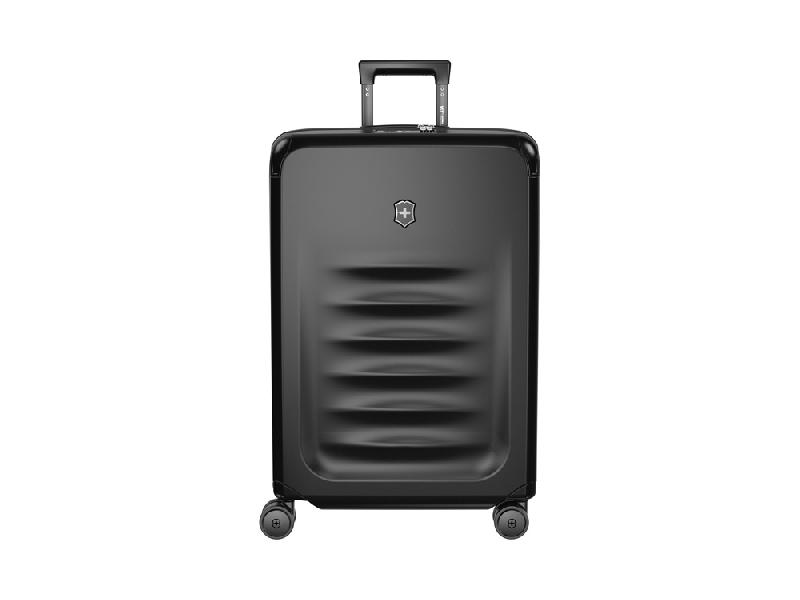 Чемодан VICTORINOX Spectra™ 3.0 Exp. Medium Case, чёрный, поликарбонат Sorplas™, 46x30x69 см, 81 л