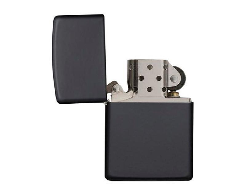 Зажигалка ZIPPO Classic с покрытием Black Matte, латунь/сталь, чёрная, матовая, 38x13x57 мм