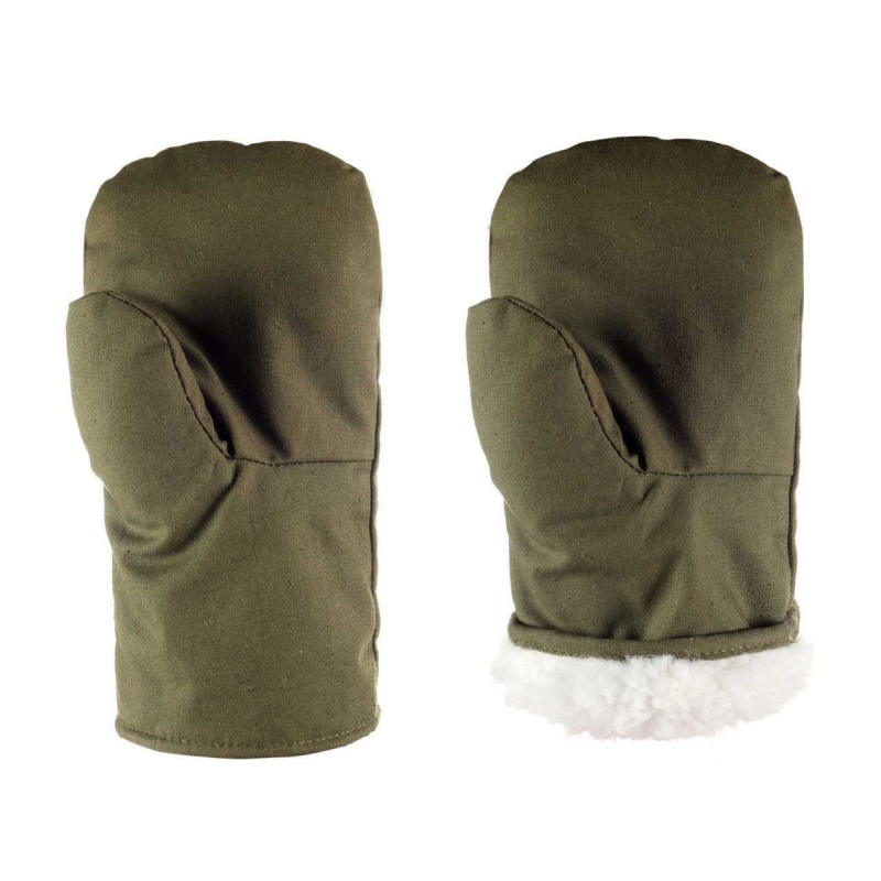 Рукавицы утепленные тк.Палатка/шерстяной мех