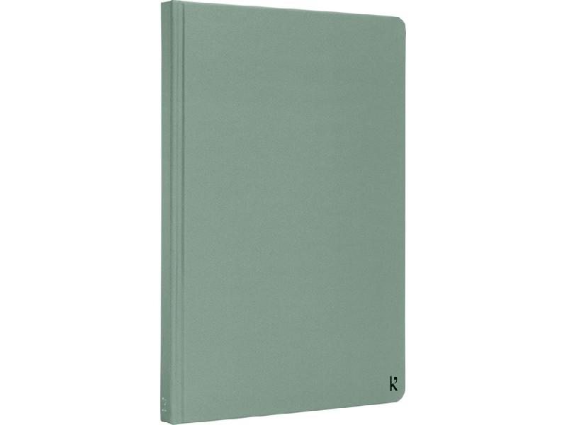Блокнот в твердом переплете Karst формата A5, зеленый яркий