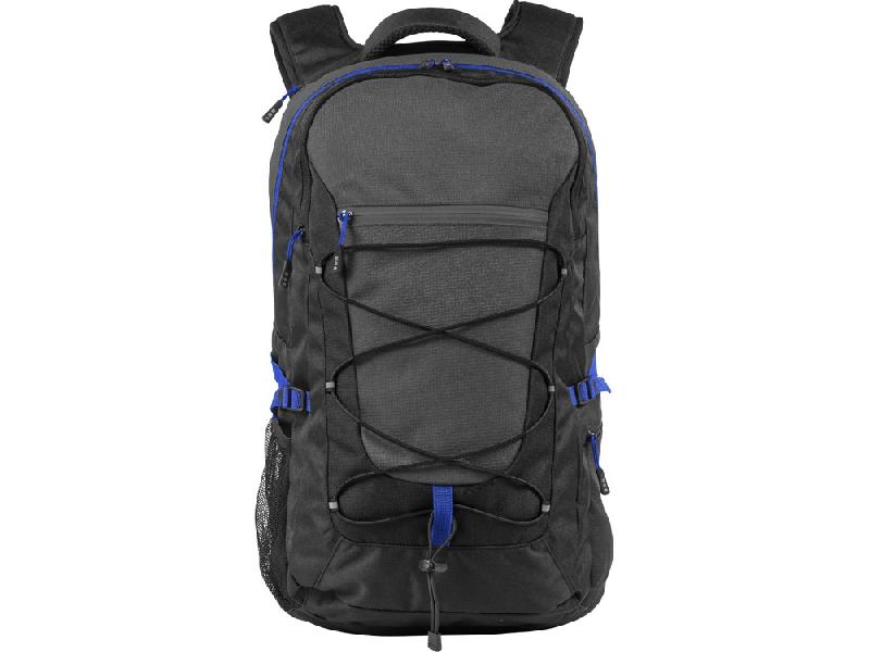 Рюкзак Milton для ноутбука 15,4, черный/темно-серый/ярко-синий