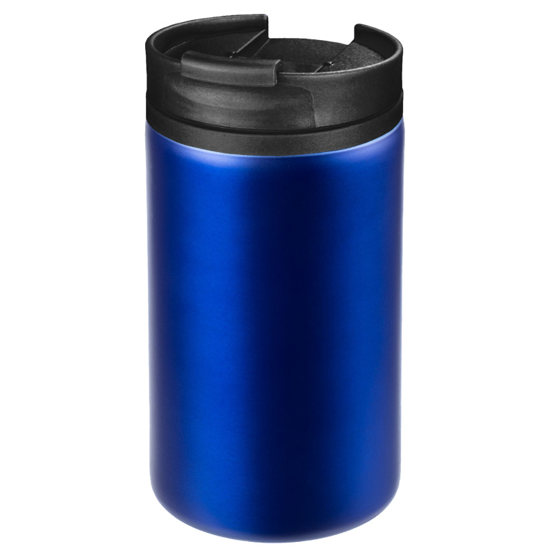 Термокружка CONFETTI 300мл. Синяя металлик с черной крышкой 6020.01