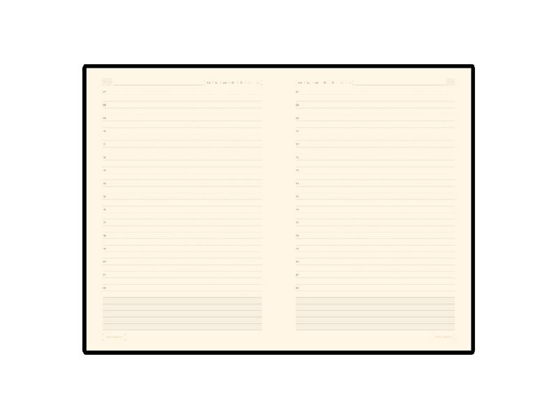 Ежедневник недатированный  А5 PRIMAVERA темно-зеленый