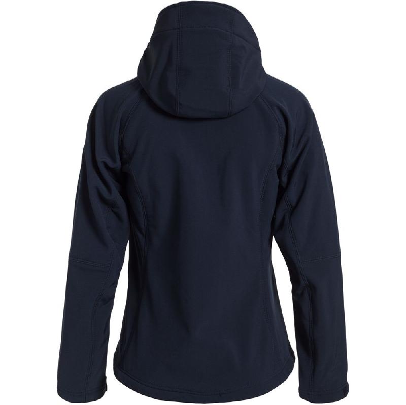Куртка женская Hooded Softshell темно-синяя