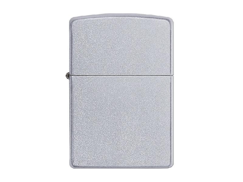 Зажигалка ZIPPO Classic с покрытием Satin Chrome™, латунь/сталь, серебристая, матовая, 38x13x57 мм