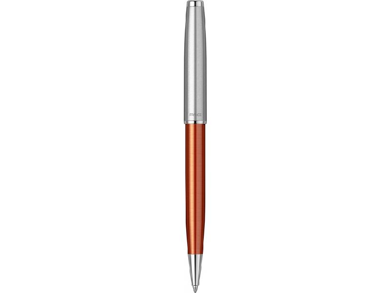 Шариковая ручка Parker Sonnet Essentials Orange SB Steel CT, цвет чернил black, перо: M, в подарочной упаковке.