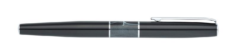 Ручка перьевая Pierre Cardin LIBRA с колпачком, черный/серебро