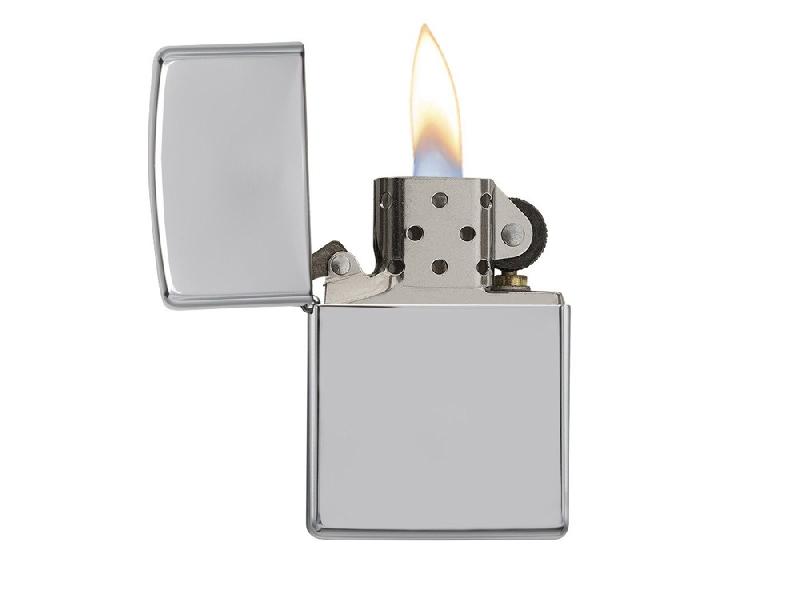 Зажигалка ZIPPO Classic с покрытием High Polish Chrome, латунь/сталь, серебристая, 38x13x57 мм