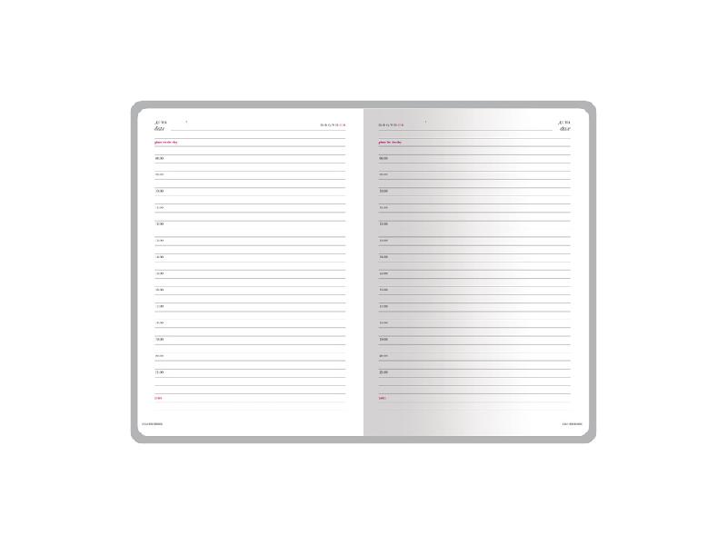 Ежедневник недатированный А5 Sidney Nebraska, зеленый (золотой обрез, золотые уголки)