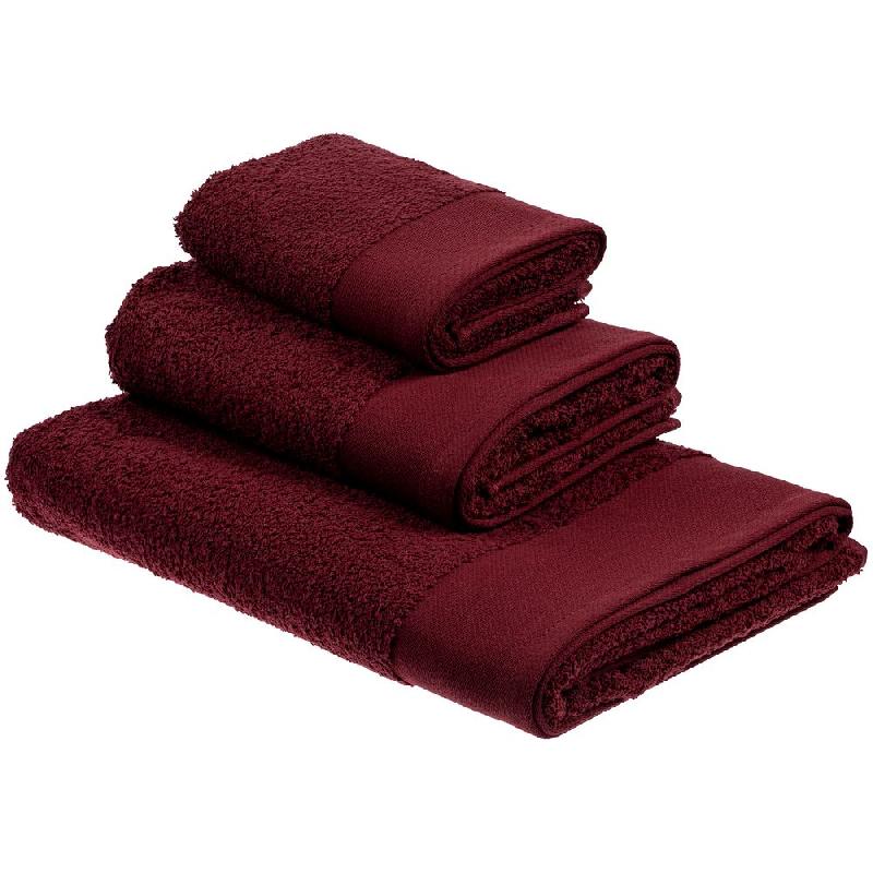 Полотенце Odelle, большое, бордовое 70х140 см