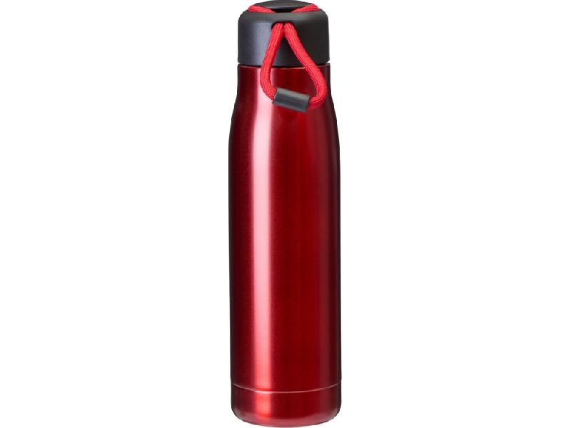 Вакуумный термос Ardent Waterline, 500 мл, тубус, красный