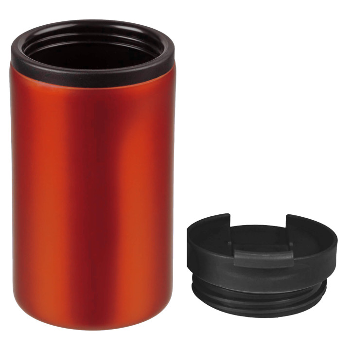 Термокружка CONFETTI 300мл. Красная металлик с черной крышкой 6020.03