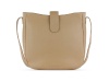 Сумка женская BUGATTI Elsa, песочного цвета, воловья кожа/полиэстер, 29х8х27 см