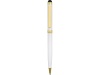 Ручка шариковая Голд Сойер со стилусом, белый