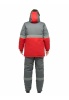 Костюм женский утепленный "СЕВЕРНАЯ ШИРОТА" серый/красный (куртка + полукомбинезон) Минпромторг