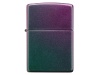 Зажигалка ZIPPO Classic с покрытием Iridescent, латунь/сталь, фиолетовая, матовая, 38x13x57 мм