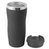 Термокружка SLIM SOFT COLOR 350мл. Черная с черной крышкой 6030.08