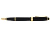 Перьевая ручка Cross Bailey Light Polished Black Resin and Gold Tone, перо F