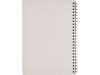 Блокнот Bianco формата A5 на гребне, белый