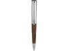 Ручка шариковая TITAN WOOD, синий, 1 мм, коричневый/серебристый
