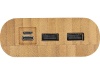 Портативное зарядное устройство Tulda из бамбука, 20 000 мАч, натуральный