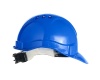 Каска защитная ЕЛАНПЛАСТ ЕВРОПА-ЛЮКС синяя (ленточное оголовье, храповый механизм)