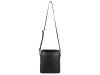 Сумка наплечная мужская BUGATTI Comet, чёрная, воловья кожа/полиэстер, 23,5х5х26 см