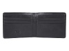 Портмоне Mano Don Luca, натуральная кожа в черном цвете, 11 х 9 см