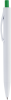 Ручка IGLA COLOR Белая с зеленой кнопкой 1033.02