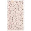 Полотенце Giraffe, малое, бежевое с бордовым 50х90 см
