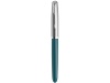 Перьевая ручка Parker 51 CORE TEAL BLUE CT, перо: F, цвет чернил: black, в подарочной упаковке.