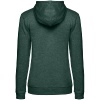Толстовка с капюшоном женская Hoodie, темно-зеленый меланж