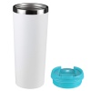 Термокружка KOMO WHITE 420мл. Белая с бирюзовой крышкой 6062.16