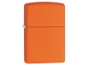 Зажигалка ZIPPO Classic с покрытием Orange Matte, латунь/сталь, оранжевая, матовая, 38x13x57 мм