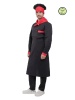 Костюм повара мужской "Дуглас" черный с красным