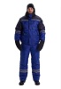 Костюм зимний "СТИМ" куртка/полукомб. цвет: василек/т.синий